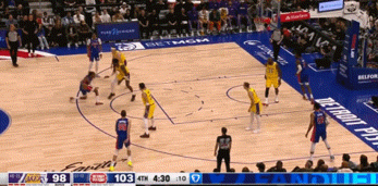 湖人九连胜终结被活塞双杀 东契奇32分难救主