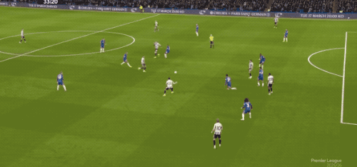 英超强强对话切尔西主场告负 纽卡斯尔力克蓝军