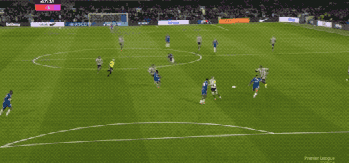 英超强强对话切尔西主场告负 纽卡斯尔力克蓝军